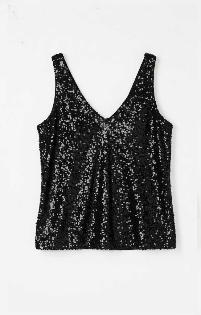 2026-08-NIC-ZOE-Sequin-Knit-Tank-Tops-Black-Onyx